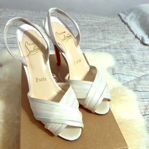 Off white Christian Louboutin heels